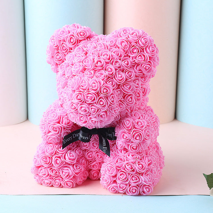 gift rose teddy bear