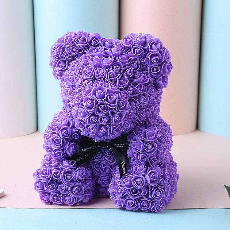 gift rose teddy bear