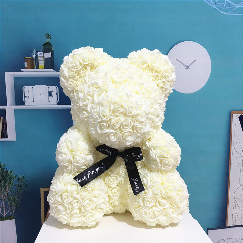 gift rose teddy bear