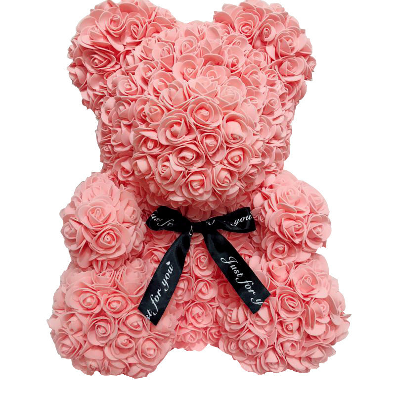 gift rose teddy bear