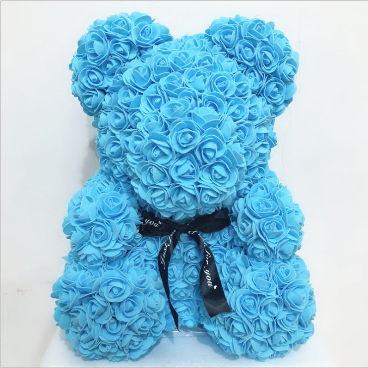 gift rose teddy bear