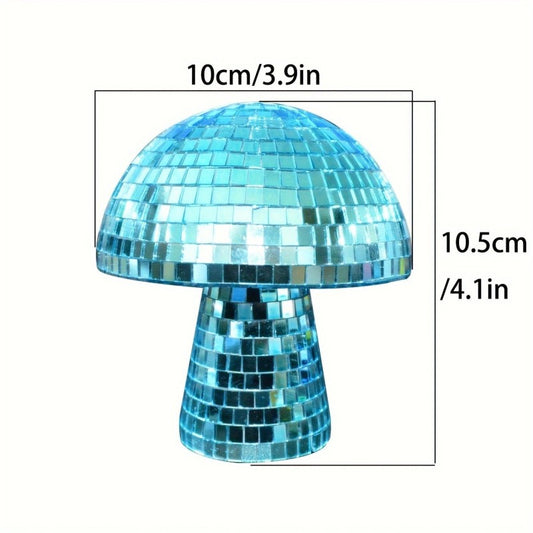 Mushroom Disco Ball Mushroom disco ball mirror reflective mushroom decoration