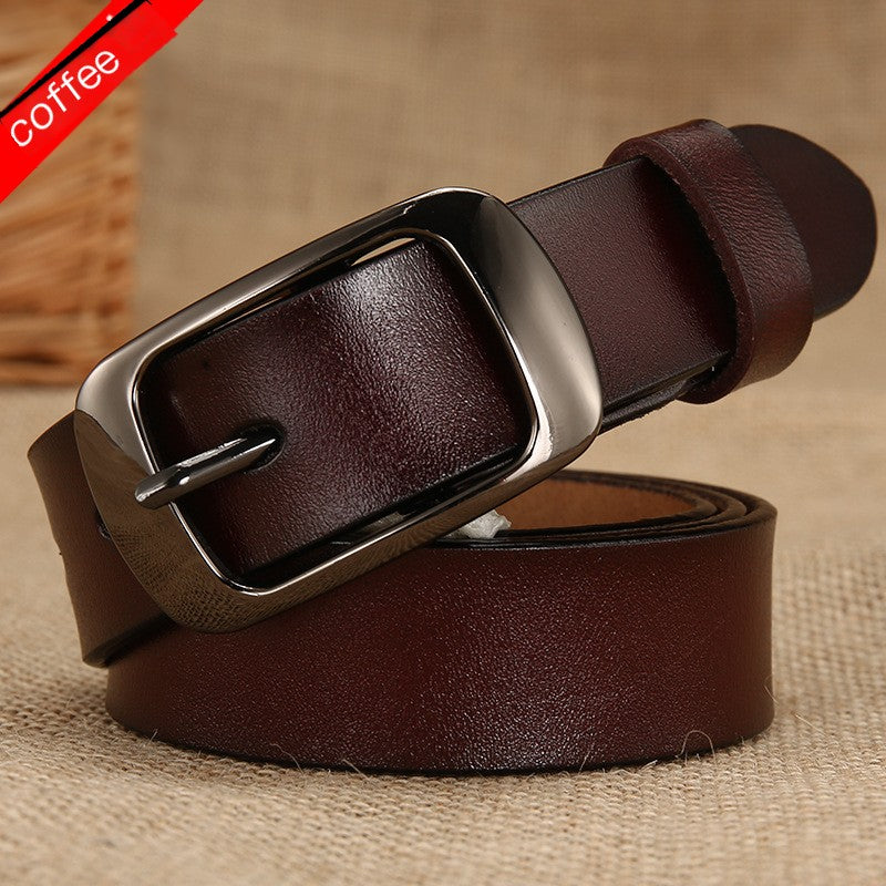 women's pin buckle belt