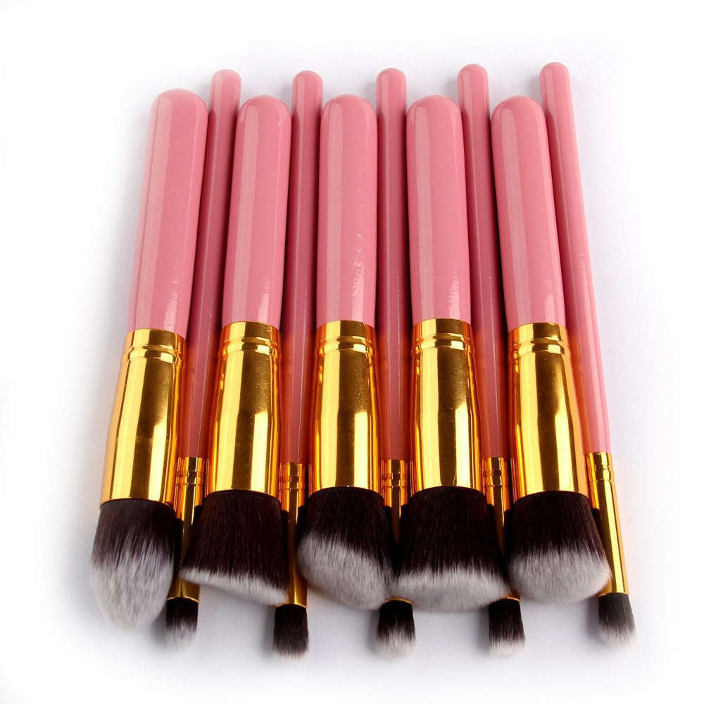 Factory direct 10 makeup brushes 5 big 5 small makeup brush makeup makeup tools wholesale