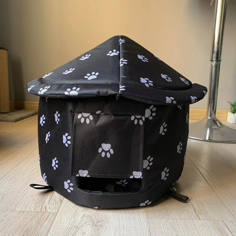 Outdoor litterproof cat litterpet litterPet litterdog bed Pet bed Stray cats can be disassembled and washed dog litterpet