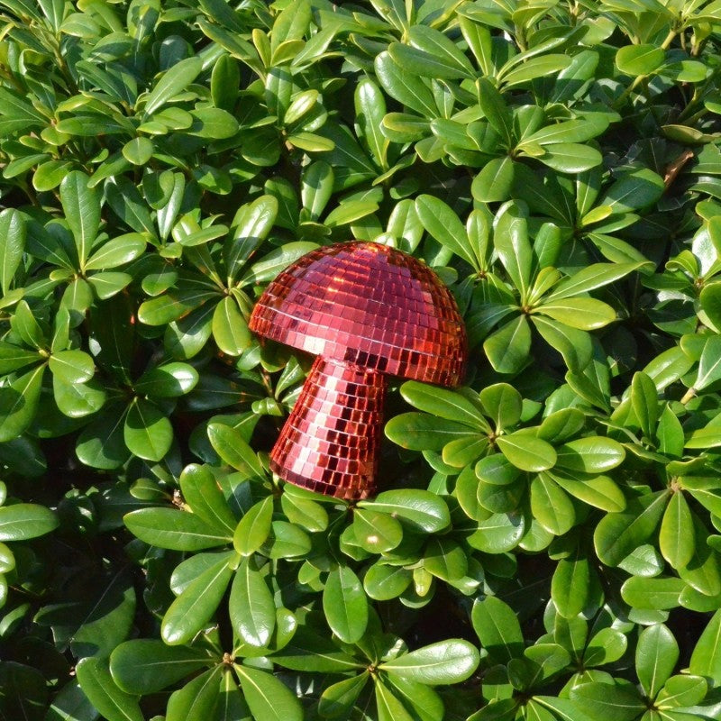 Mushroom Disco Ball Mushroom disco ball mirror reflective mushroom decoration