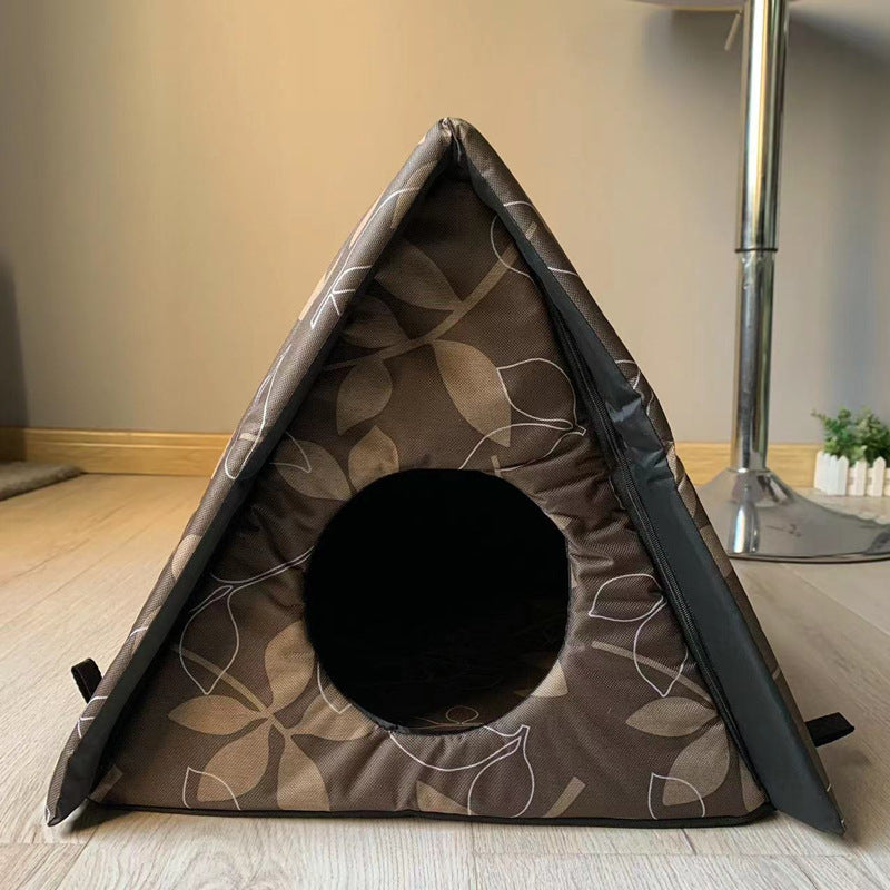 Outdoor litterproof cat litterpet litterPet litterdog bed Pet bed Stray cats can be disassembled and washed dog litterpet