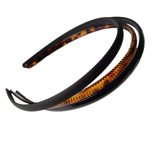 Plastic toothed non-slip headband