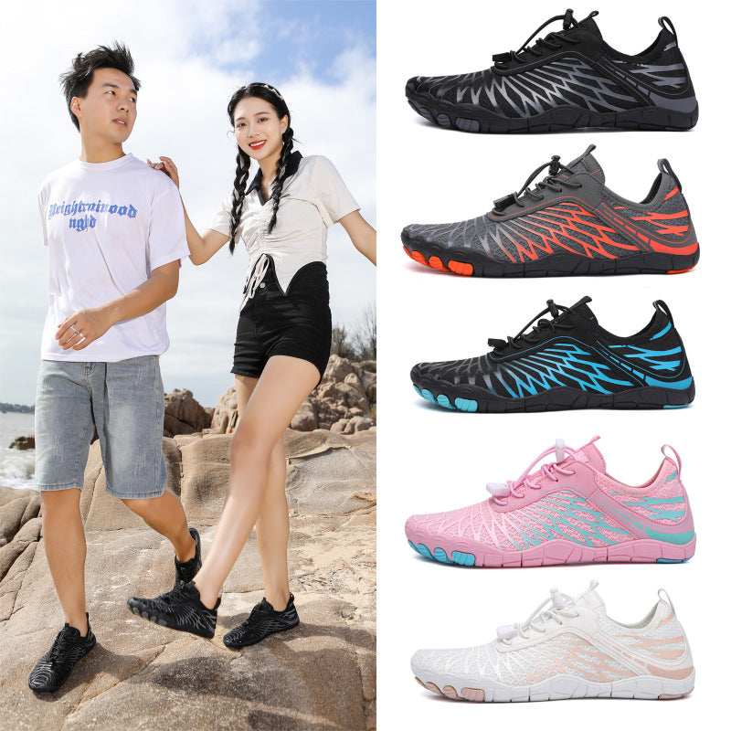 New outdoor Shuoxi shoes men breathable non-slip wading shoes women fishing beach swimming shoes quick dry hiking shoes