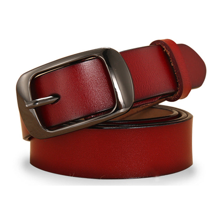 women's pin buckle belt