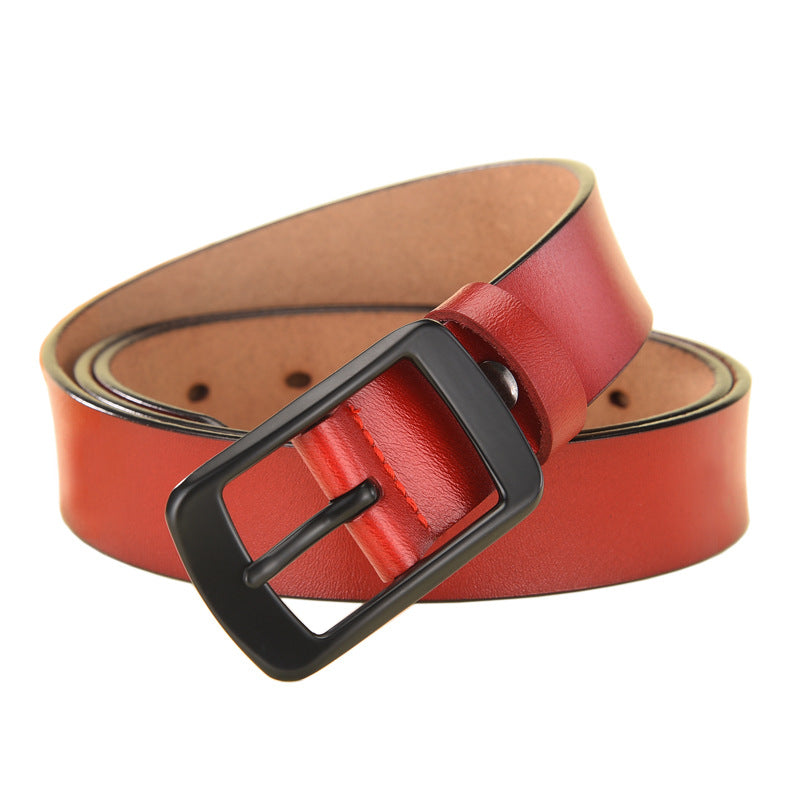 women's pin buckle belt