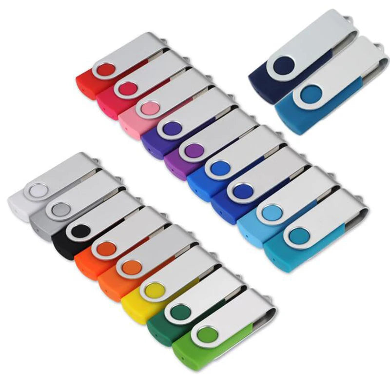 GITRA Promotional Giveaway Custom Logo Swivel Usb Pen Flash Drive 4GB 8GB 16GB 32GB 64GB 128GB