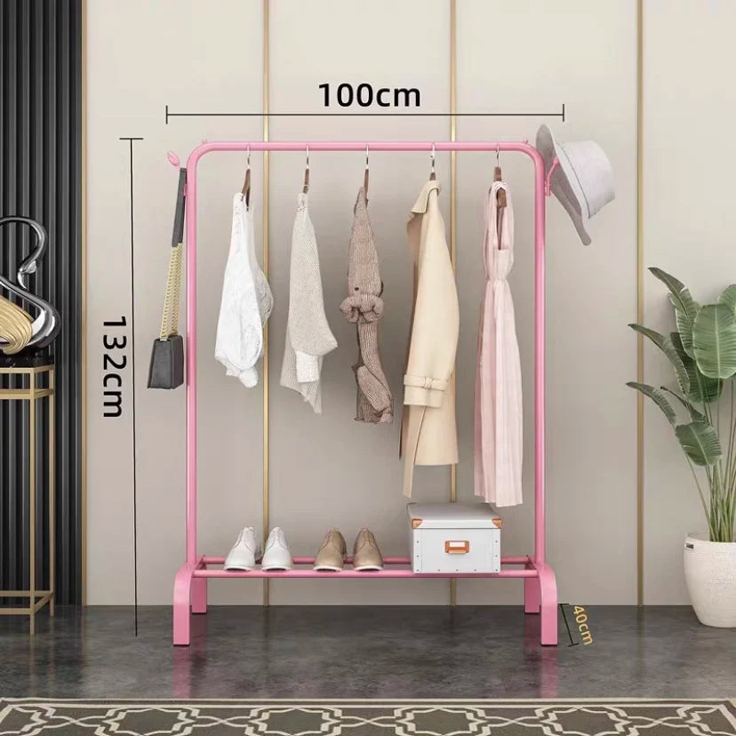 Hot sale good quality luxury metal coat clothes hanger rack stand space saving