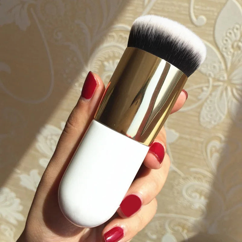 New Chubby Pier Foundation Brush Flat Cream Makeup Brushes Professional Cosmetic Make-up Brush