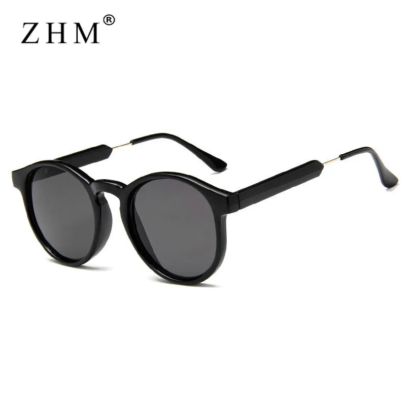 Retro Round Sunglasses Women Men Brand Design Transparent Female Sun Glasses Men Oculos De Sol Feminino Lunette Soleil UV400