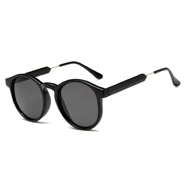 Retro Round Sunglasses Women Men Brand Design Transparent Female Sun Glasses Men Oculos De Sol Feminino Lunette Soleil UV400