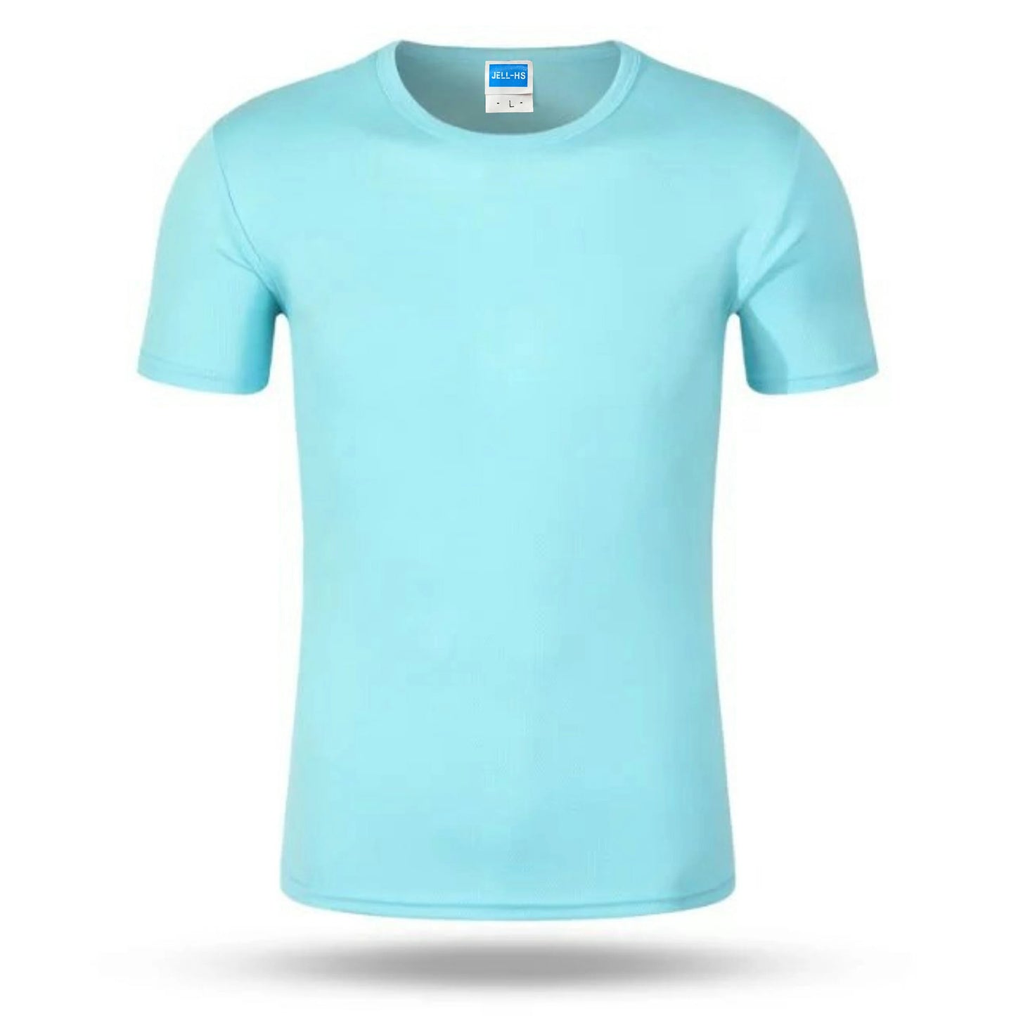 Customized Quick Drying Polyester Mesh Sports Running O- neck Dry Tshirt Printed LOGO