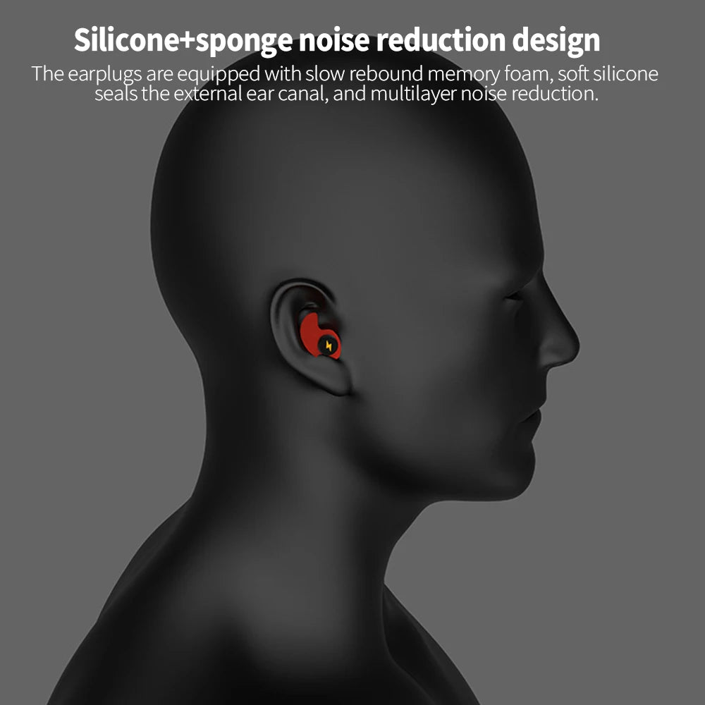 Ear Plugs Sleep Silicone Black Soundproof Tapones Oido Ruido Noise Reduction Filter For Ears Earplug Soft Foam Sleeping Earplugs