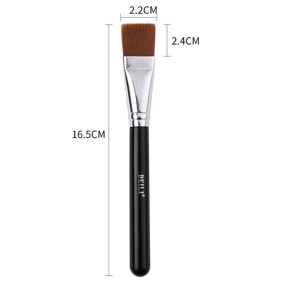 BEILI Black Big Powder Makeup Brushes Really Soft Foundation Highlight Single Professional Wool Fiber Brush Beauty Make up Tools