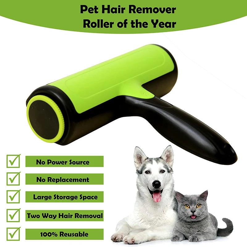 Pet Hair Remover Roller Removing Dog Cat Self Cleaning Lint Pet Hair Remover Pet Hair Remov Cleaning Sofa Carpets Combs