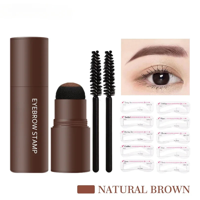 Makeup Product Eyebrow Stamp Shaping Kit Set Makeup Hairline Enhance Make-up for Women Femme Hair Concealer Coverage Brow Pencil