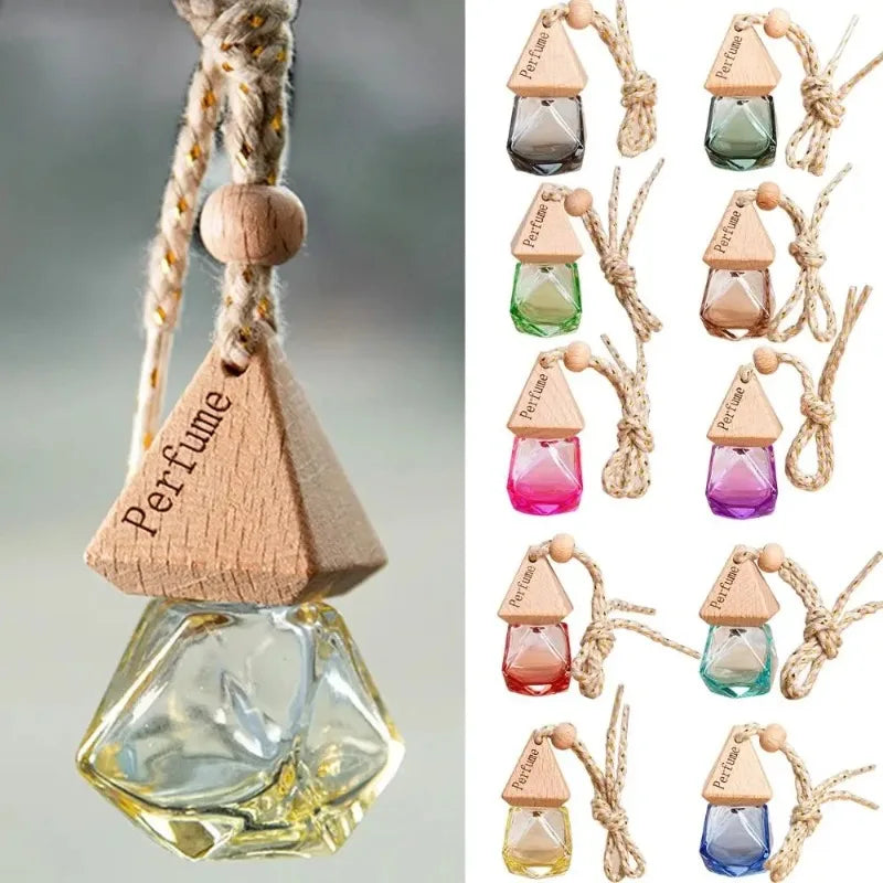 1PC Mini Hanging Perfume Bottle, Car Diffuser , Air Conditioner  Ornament,  Interior Accessories 8ml