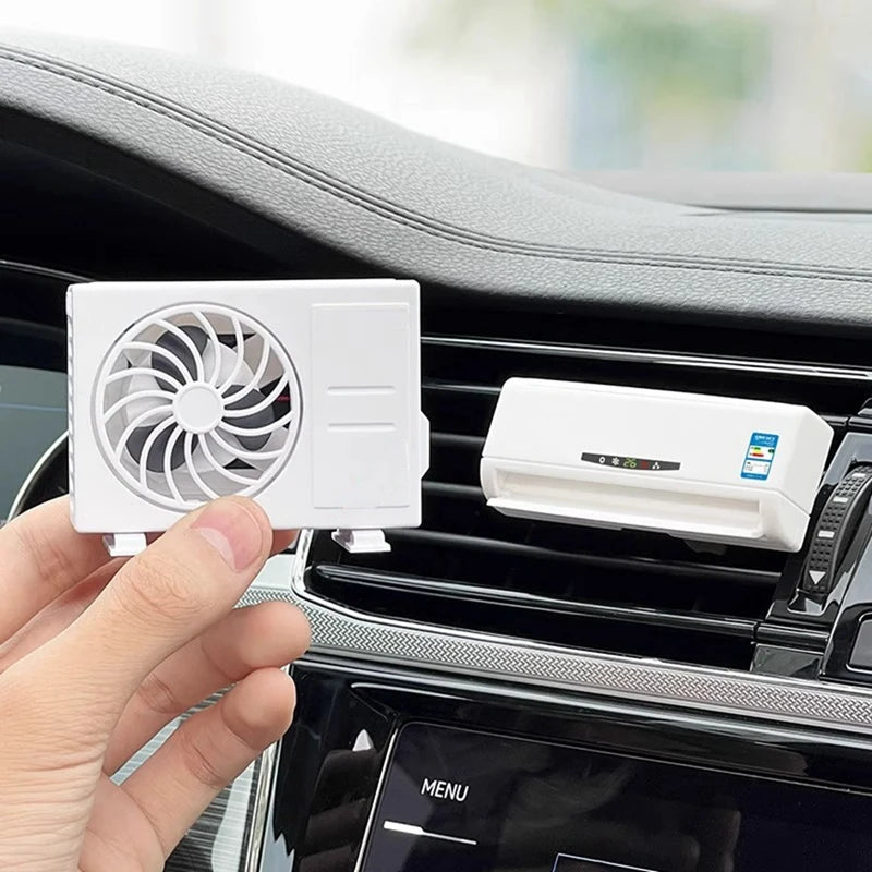 Mini Air Conditioner Model Aromatherapy Car Air Outlet Fragrance Interior Decoration Perfume Long-Lasting Ornaments-FUNN