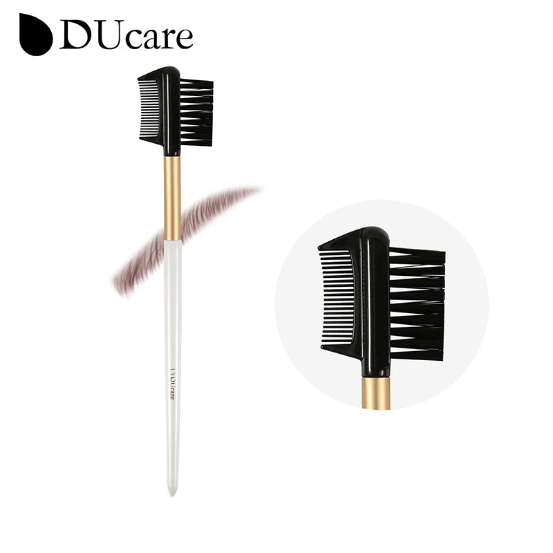 DUcare Highlighter Brush Multifunctional Makeup Brushes Goat Hair Blending Make up Brushes Eyebrow Eyeshadow Brush Makeup Tools