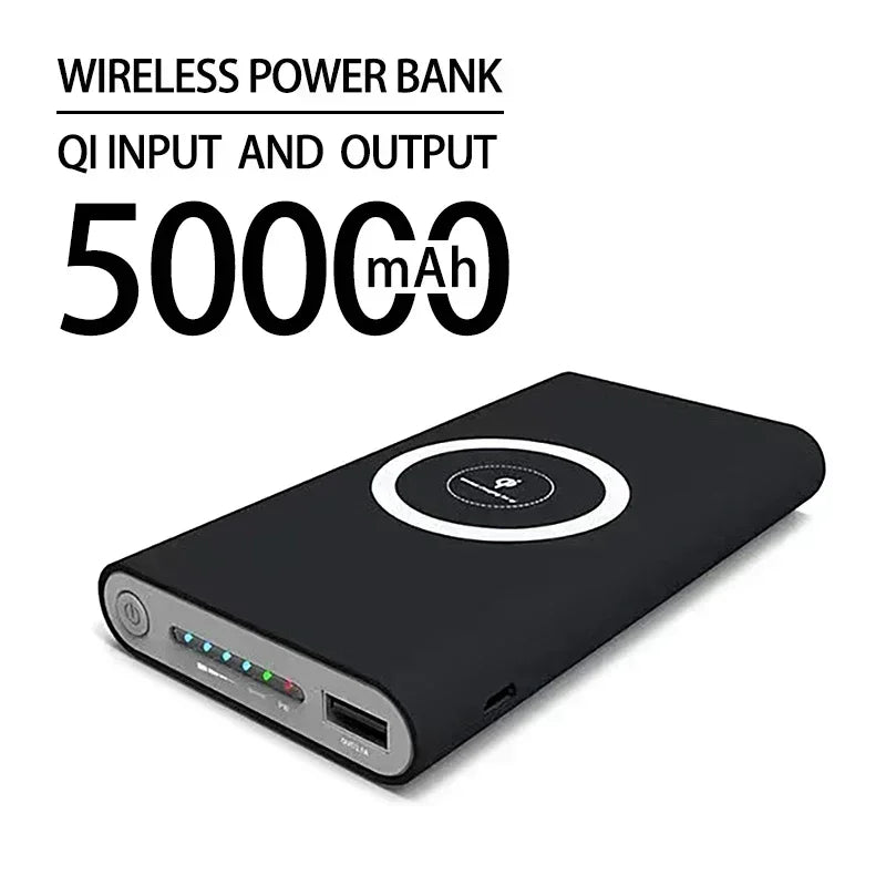 NEW Wireless FastCharging PowerBank Portable 200000mAhLED Display External BatteryPack ForHTC PowerBank IPhone