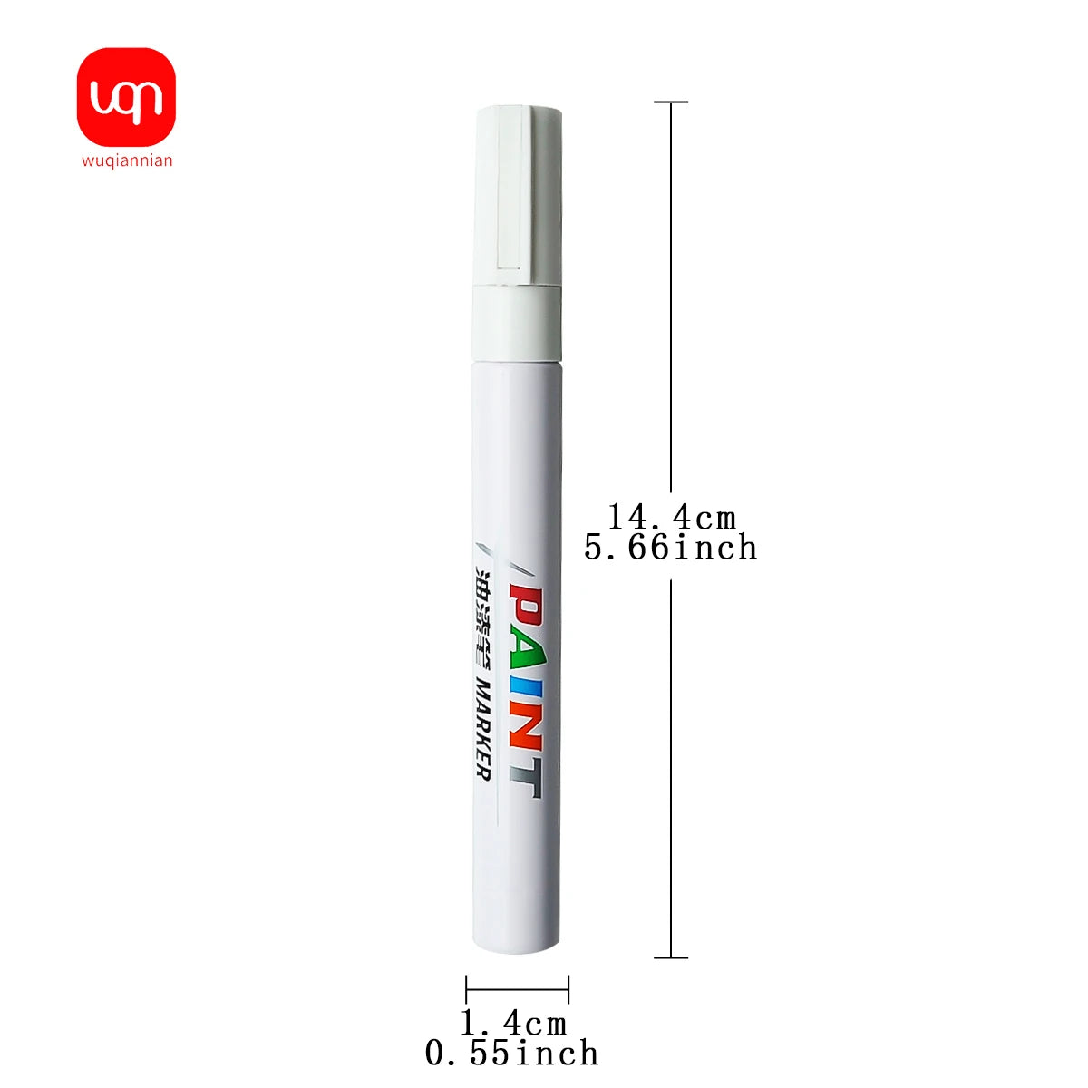 1pcs Car Scratch Repair Paint Pen Oil-Based Water-Proof Tire Tread Rubber Fabric Paint Marker PenPerManent Black White Red