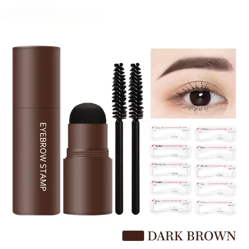 Makeup Product Eyebrow Stamp Shaping Kit Set Makeup Hairline Enhance Make-up for Women Femme Hair Concealer Coverage Brow Pencil