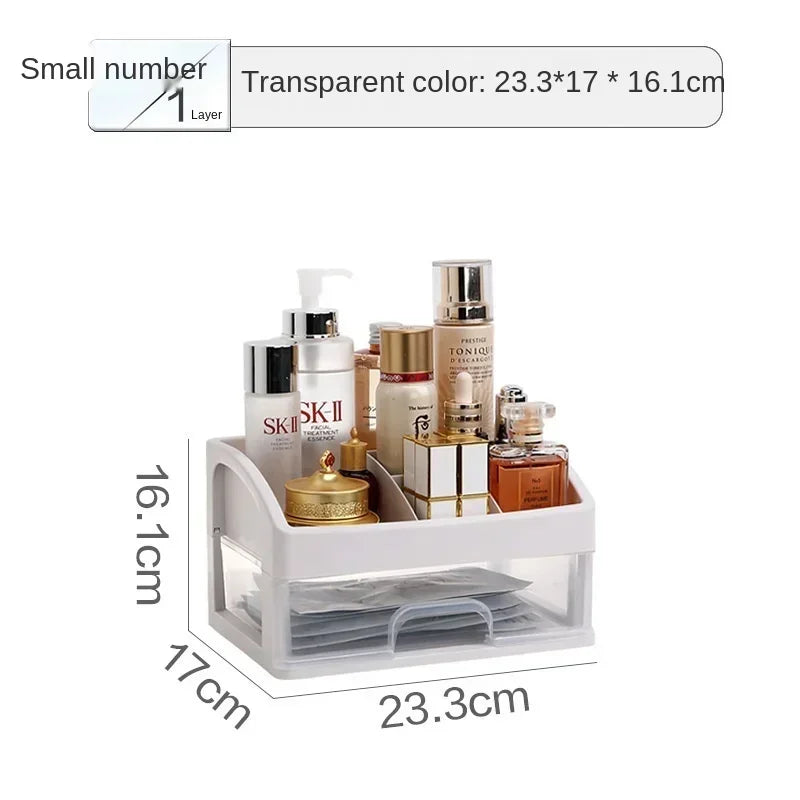 Make Up Case Jewelry Container Box Makeup Organizer Drawers Cosmetic Storage Box Makeup Brush Holder Brush Lipstick Container