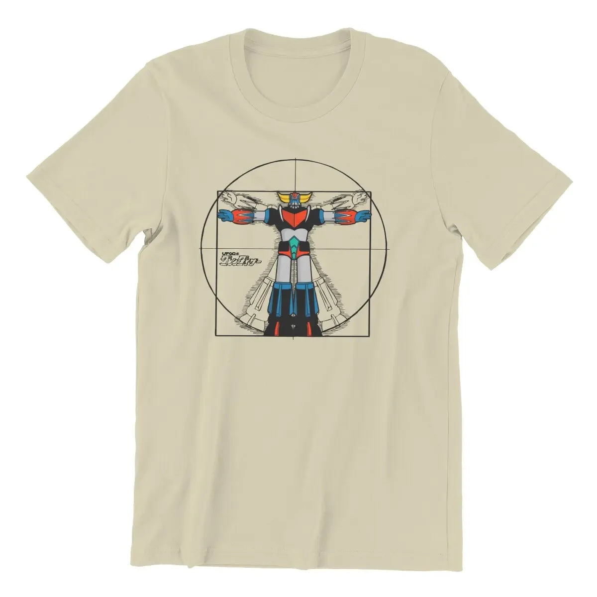 Men 192 Vitru Grendizer Goldorak UFO Robot T Shirt  100% Cotton Clothing Vintage Short Sleeve Tee Shirt Gift Idea T-Shirts