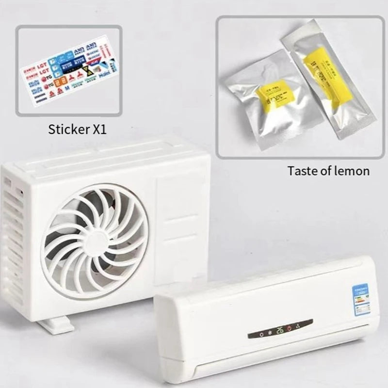 A84M-Mini Air Conditioner Model Aromatherapy Car Air Outlet Fragrance Interior Decoration Perfume Long-Lasting Ornaments