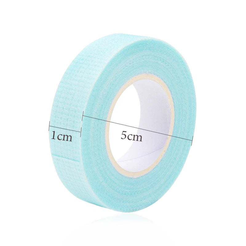 24 Rolls Non-Woven False Eyelash Extension Tape Anti-Allergy Easy Tear Eye Tapes for Grafting Fake Lash Eyeliner Make Up Tools