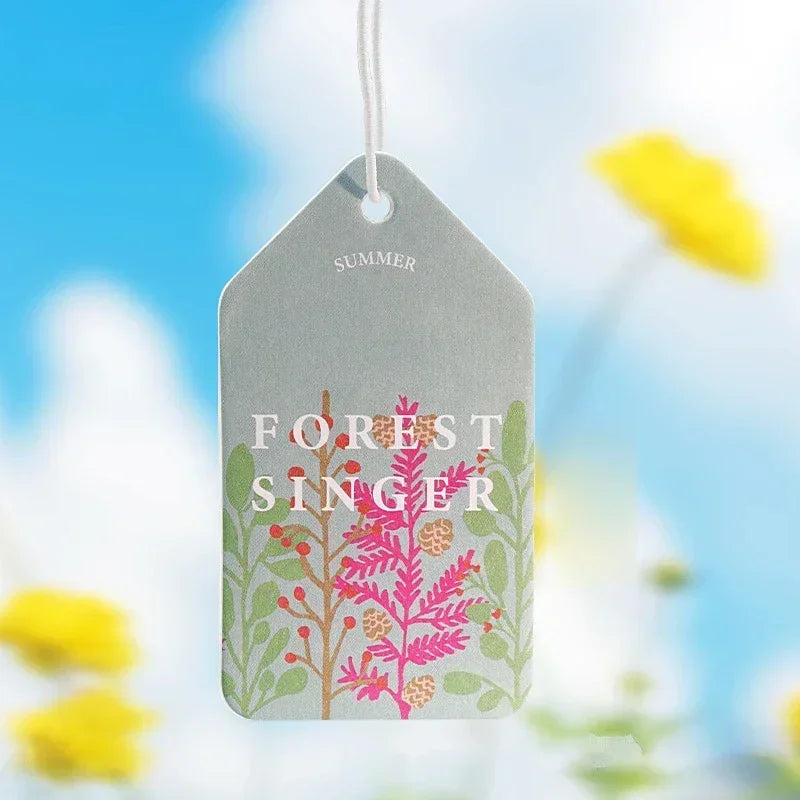 Air Freshener Four Seasons Car Perfume Long-lasting Aromatherapy Fragrance Piece Pendant  Aromatizador De Ambiente 1/3/4/8PCS