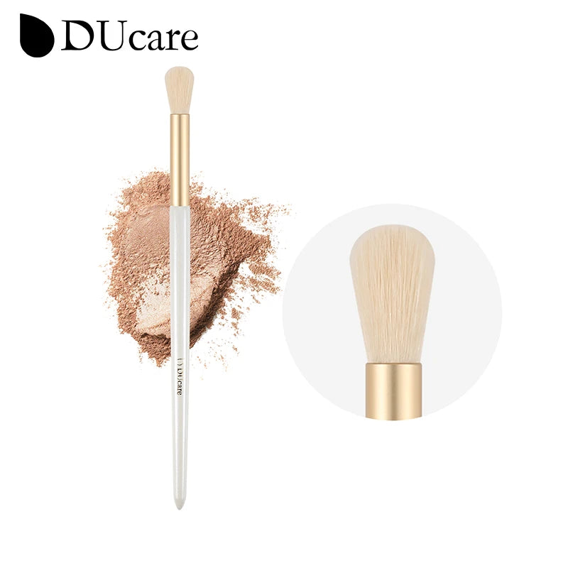 DUcare Highlighter Brush Multifunctional Makeup Brushes Goat Hair Blending Make up Brushes Eyebrow Eyeshadow Brush Makeup Tools