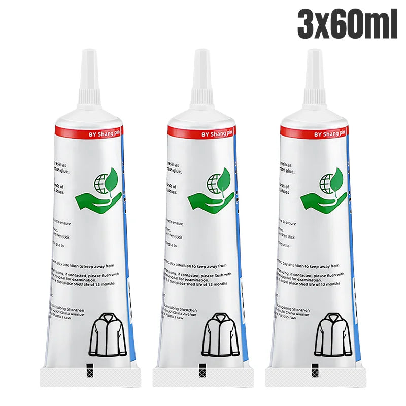 Strong Fabric Glue Transparent Quick Dry Patching Glue for Clothing Repair and Permanent Bonding Versatile Waterproof Adhesive