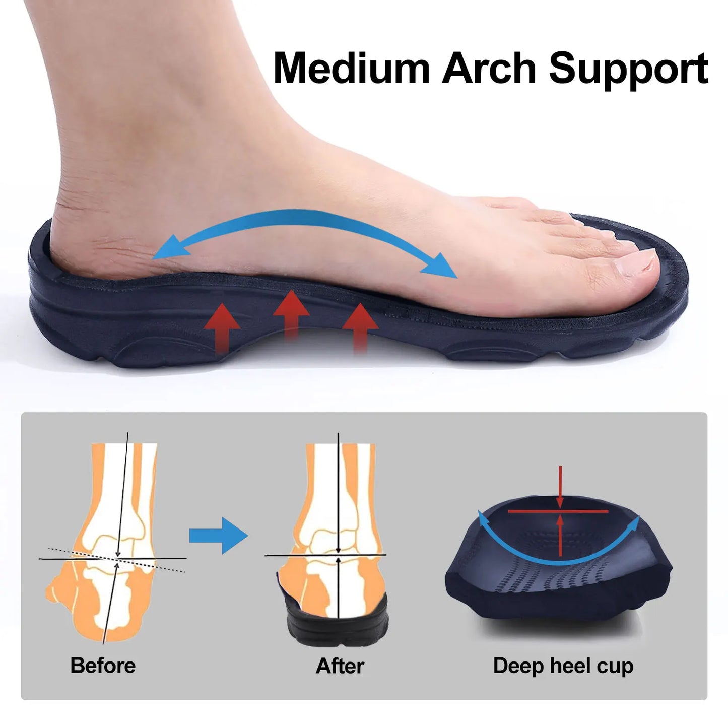 Kidmi Fashion Men Clogs Slippers Summer Clogs Slippers Outdoor Breathable Beach Slippers Soft Men Garden Slippers Home Sandals