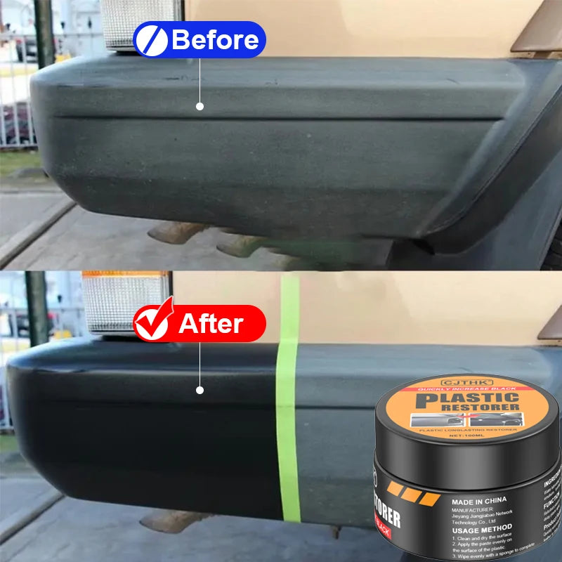 Car Plastic Restorer Back To Black Gloss Auto Interior Leather & Panel Renewal Wax Coating Agent Auto Polish And Repair Coating