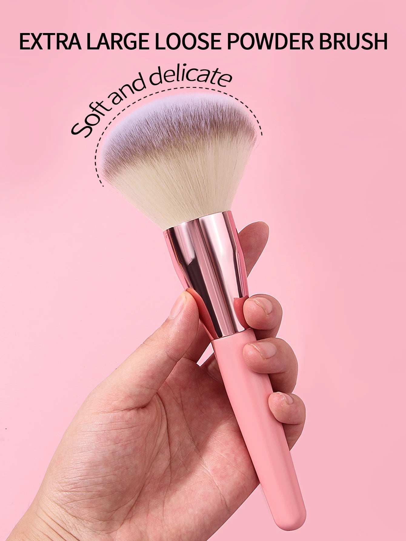 1Pcs Big Size Makeup Brushes Foundation Powder Face Blush Brush Soft Face Brush Large Cosmetics Soft Foundation Make Up Tools