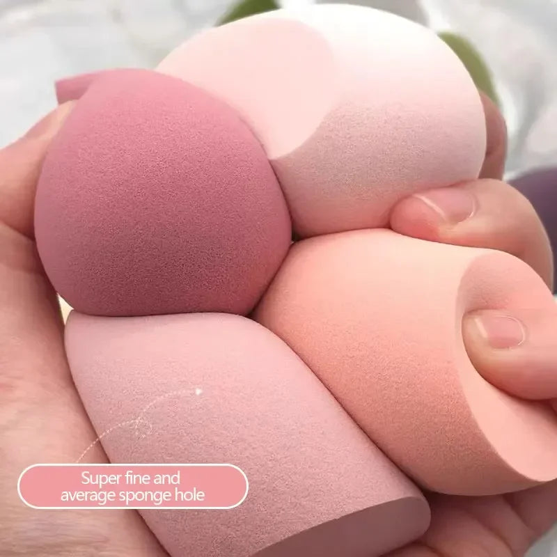 8 PCS Makeup puff Sponge Cosmetics Powder Puff Foundation Cheap Korean Make-up for women Blender Makeup Tool Set