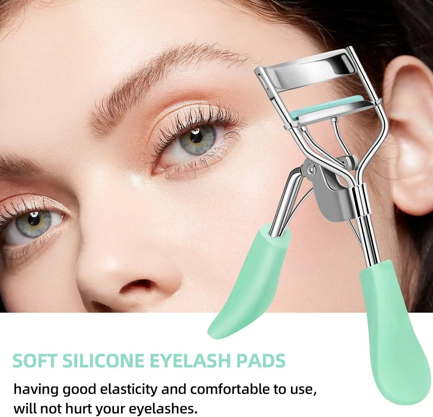 Pro Eyelash Curlers Make up Eye Curling Beauth Tool Cosmetic Clip with Comfort Grip (Pink, Blue) Creates Eye-Opening & Lifted La