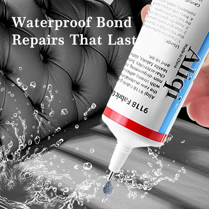 Strong Fabric Glue Transparent Quick Dry Patching Glue for Clothing Repair and Permanent Bonding Versatile Waterproof Adhesive