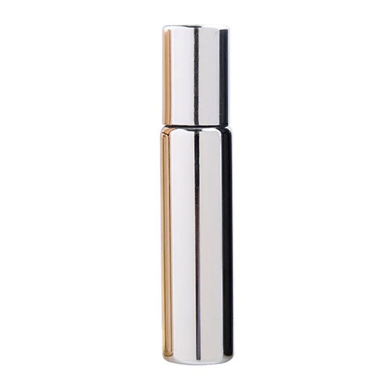 10ml Roll On Bottle Portable Essential Oil Bottle Golden Glass Refillable Perfume Bottletravel Essential Oil Roller Bottle