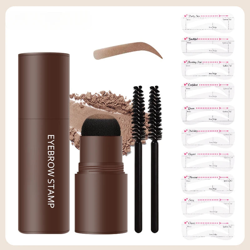 Makeup Product Eyebrow Stamp Shaping Kit Set Makeup Hairline Enhance Make-up for Women Femme Hair Concealer Coverage Brow Pencil