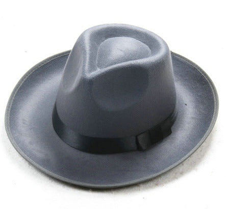 Jackson hat with wide brim for men and women stage English style hat