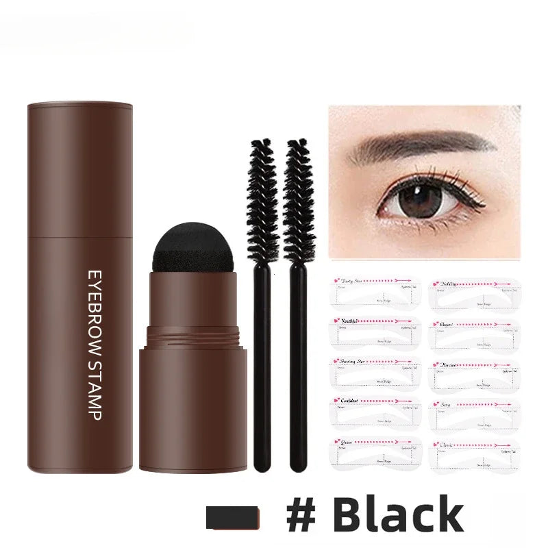 Makeup Product Eyebrow Stamp Shaping Kit Set Makeup Hairline Enhance Make-up for Women Femme Hair Concealer Coverage Brow Pencil