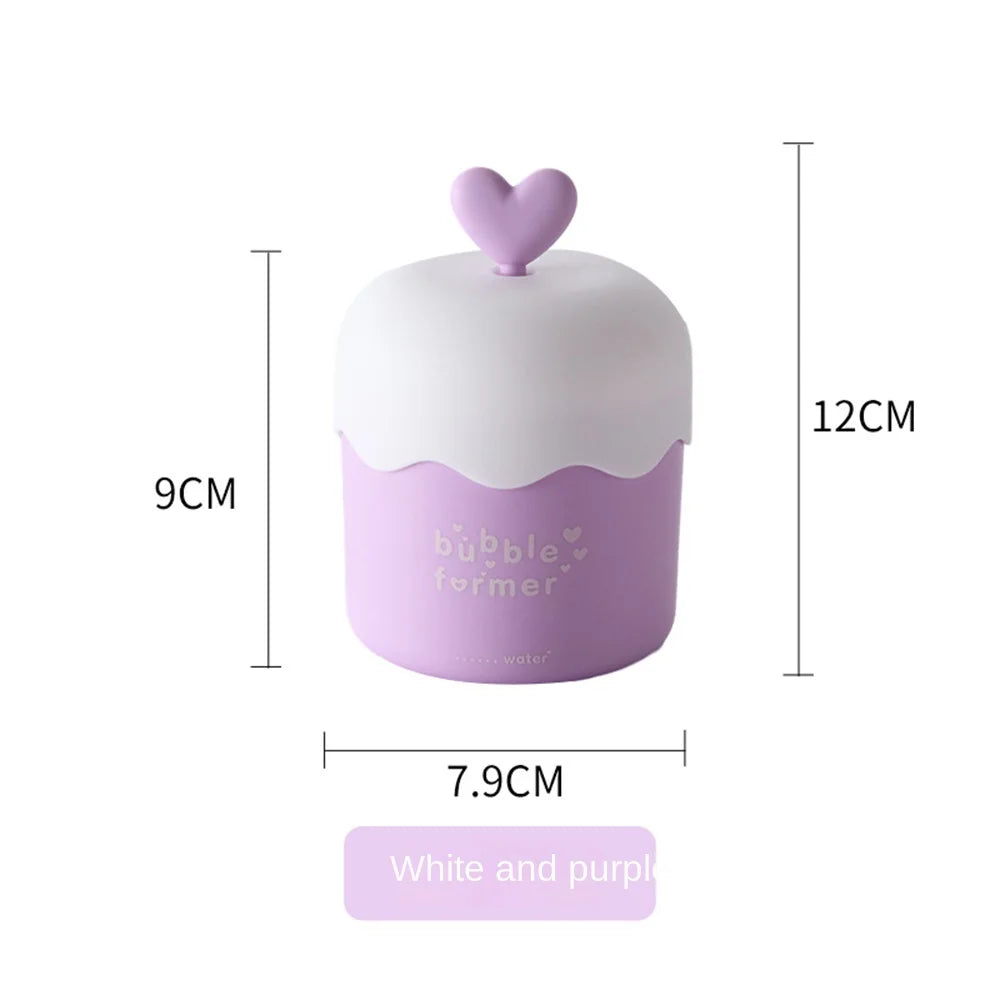 Portable Face Cleanser Shower Bath Shampoo Gel Foam Maker Bubble Press Foamer Device Cleansing Foaming  Cup Make Up Removal Tool