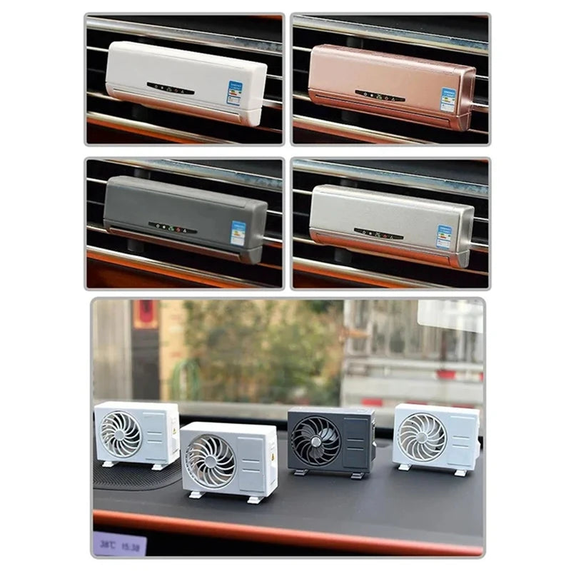 A84M-Mini Air Conditioner Model Aromatherapy Car Air Outlet Fragrance Interior Decoration Perfume Long-Lasting Ornaments